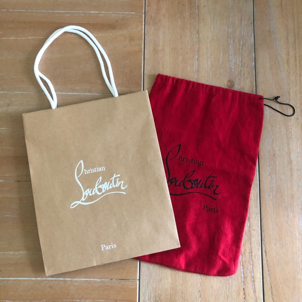 Christian Louboutin dust bag & carton bag
